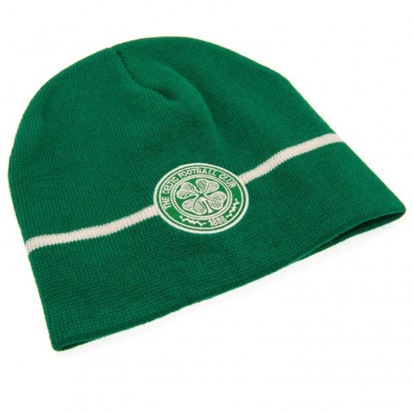 Celtic FC Stripe Beanie - Image 6