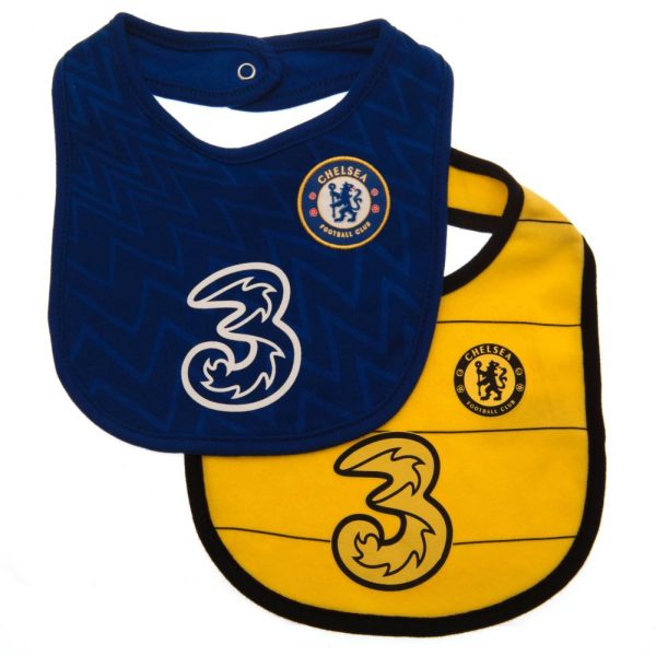 Chelsea FC 2 Pack Bibs BY - Image 4