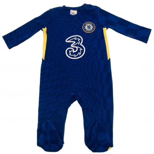 Chelsea FC Sleepsuit 3-6 Mths BY - Image 4