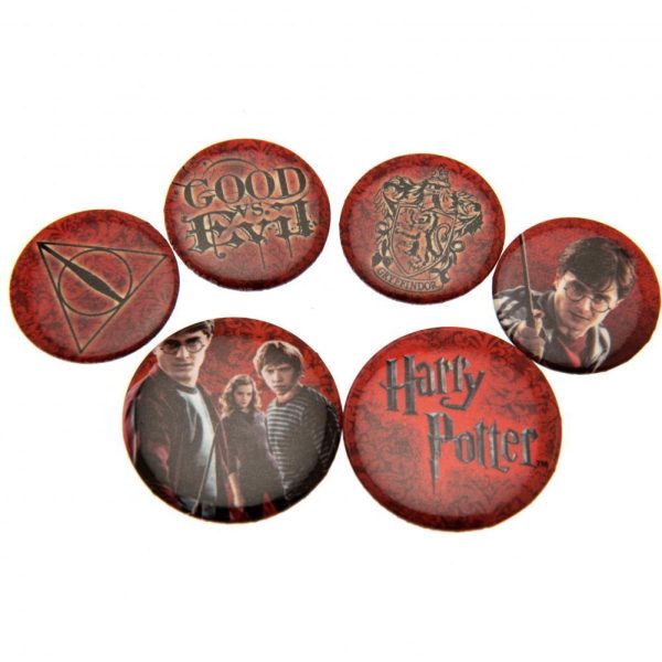 Harry Potter Button Badge Set Logo - Image 4