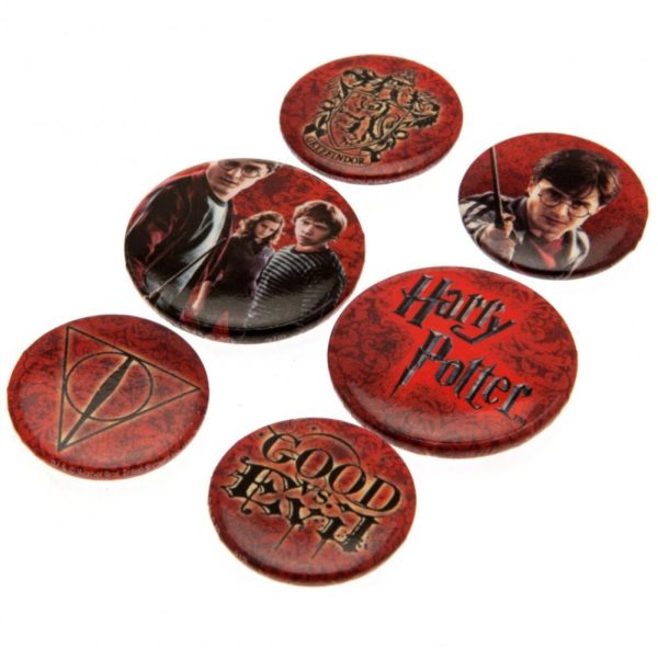 Harry Potter Button Badge Set Logo - Image 6