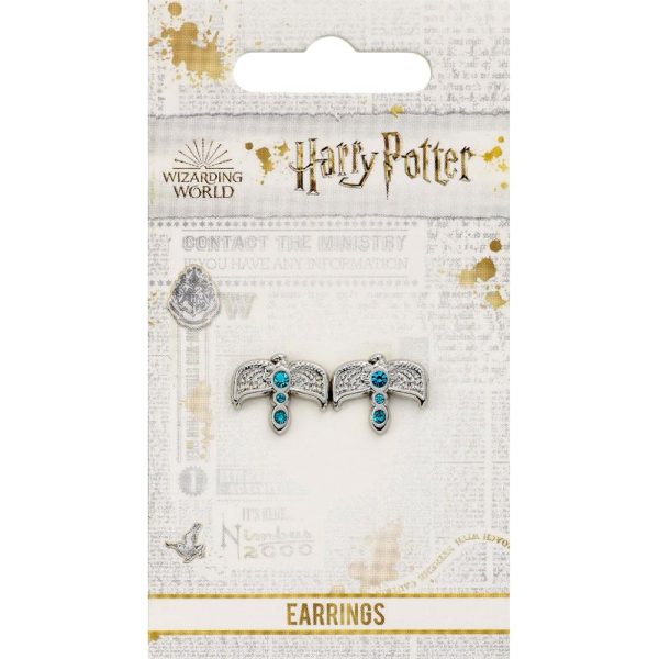 Harry Potter Silver Plated Diadem Stud Earrings - Image 6