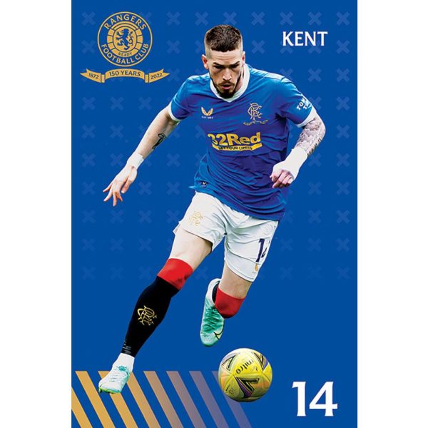 Rangers FC Poster Kent 8 - Image 4