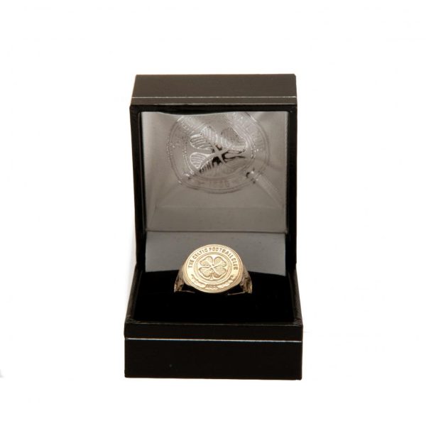 Celtic FC 9ct Gold Crest Ring Large - Image 4