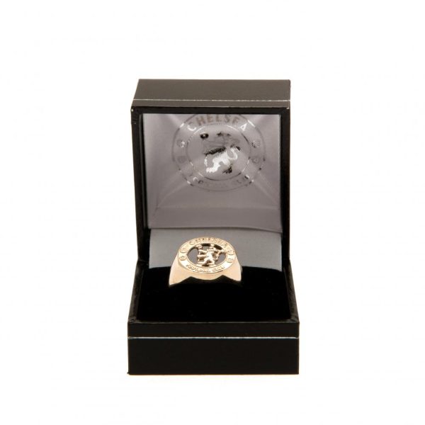 Chelsea FC 9ct Gold Crest Ring Large - Image 4
