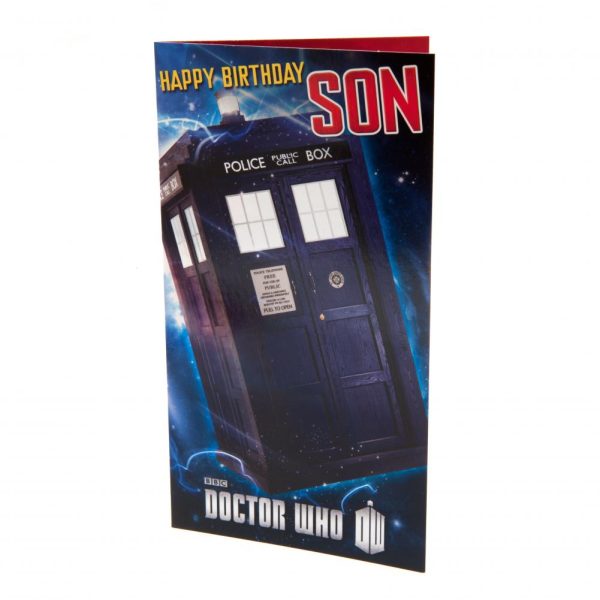 Doctor Who Birthday Card Son - Image 3