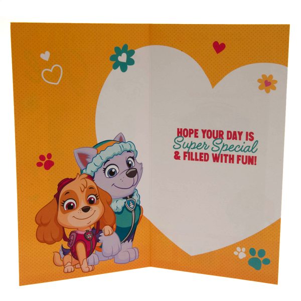 Paw Patrol Birthday Card Girl - Image 3