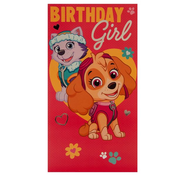 Paw Patrol Birthday Card Girl - Image 4