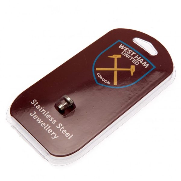 West Ham United FC Stainless Steel Stud Earring - Image 2