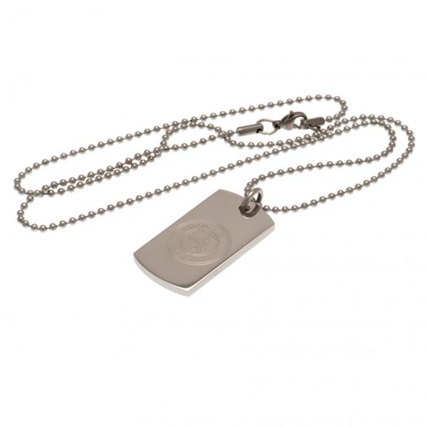 Manchester City FC Engraved Dog Tag & Chain - Image 2
