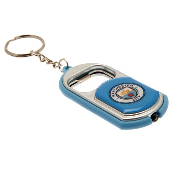 Manchester City FC Keyring Torch Bottle Opener - Image 2