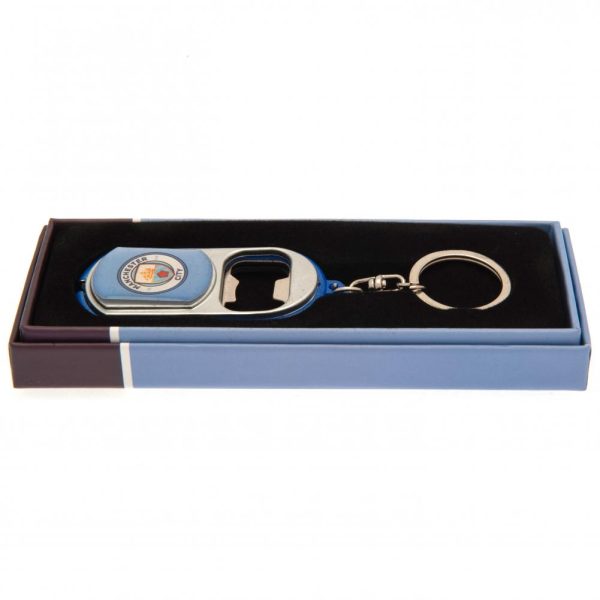 Manchester City FC Keyring Torch Bottle Opener - Image 3