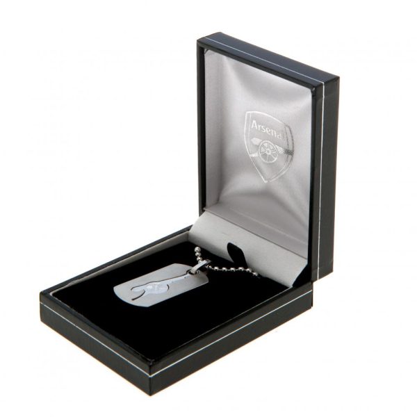 Arsenal FC Cut Out Cannon Dog Tag & Chain - Image 3