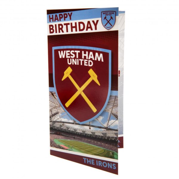 West Ham United FC Stadium Birthday Card - Image 2