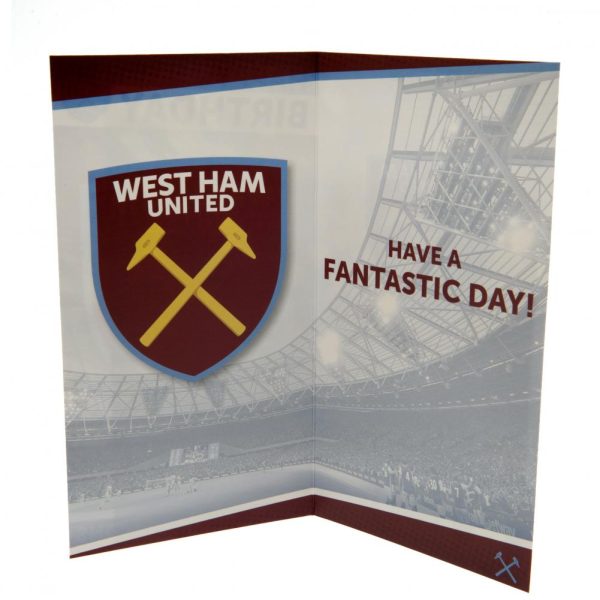 West Ham United FC Stadium Birthday Card - Image 3