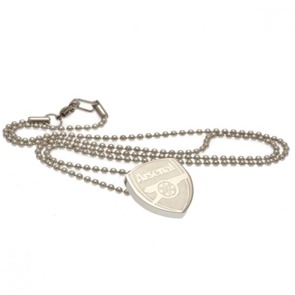 Arsenal FC Stainless Steel Pendant & Chain - Image 2