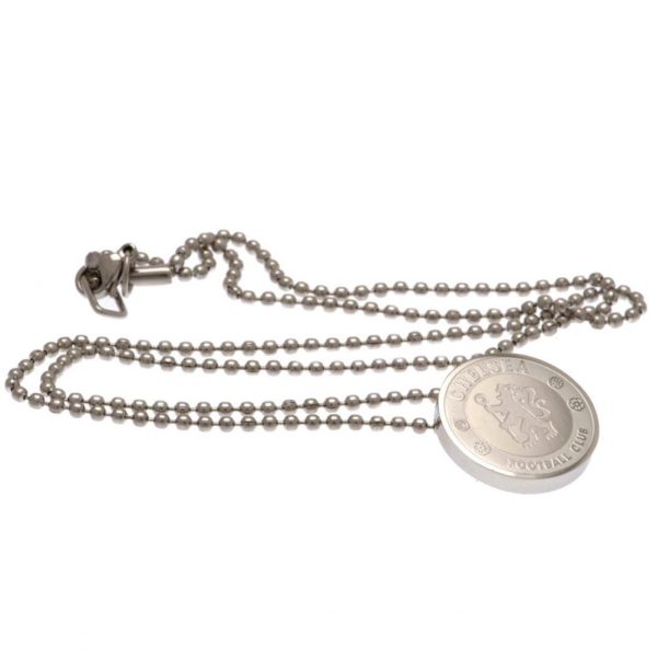 Chelsea FC Stainless Steel Pendant & Chain - Image 2