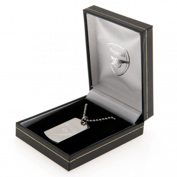 Arsenal FC Engraved Dog Tag & Chain - Image 3