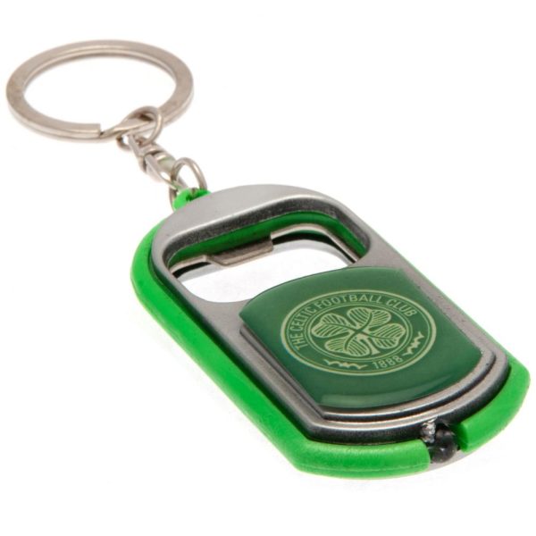 Celtic FC Keyring Torch Bottle Opener - Image 2