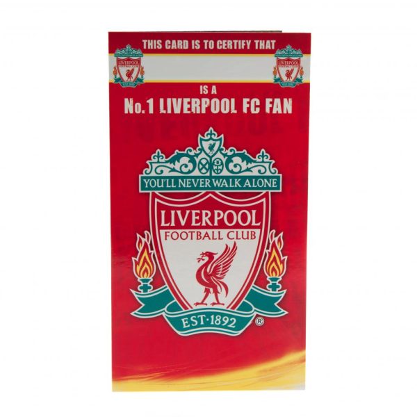 Liverpool FC No. 1 Fan Birthday Card - Image 4