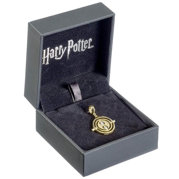 Harry Potter Gold Plated Crystal Charm Time Turner - Image 3