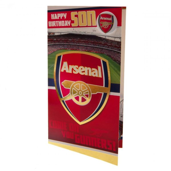 Arsenal FC Son Birthday Card - Image 2
