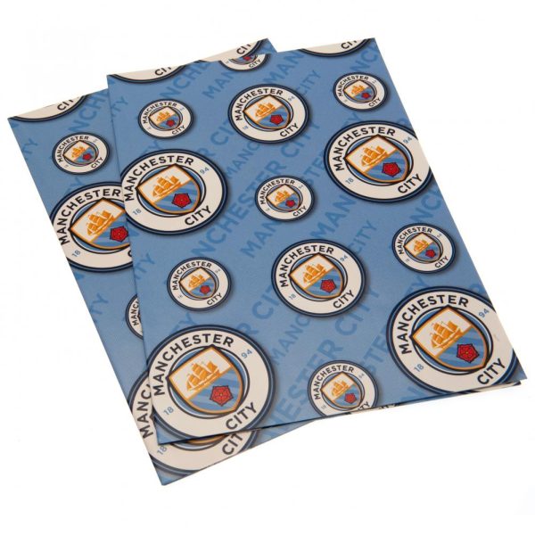 Manchester City FC Crest Gift Wrap - Image 3