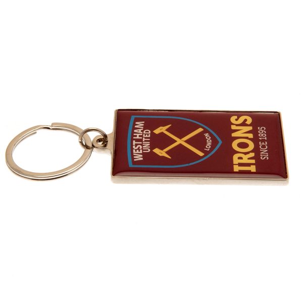 West Ham United FC Deluxe Keyring - Image 2
