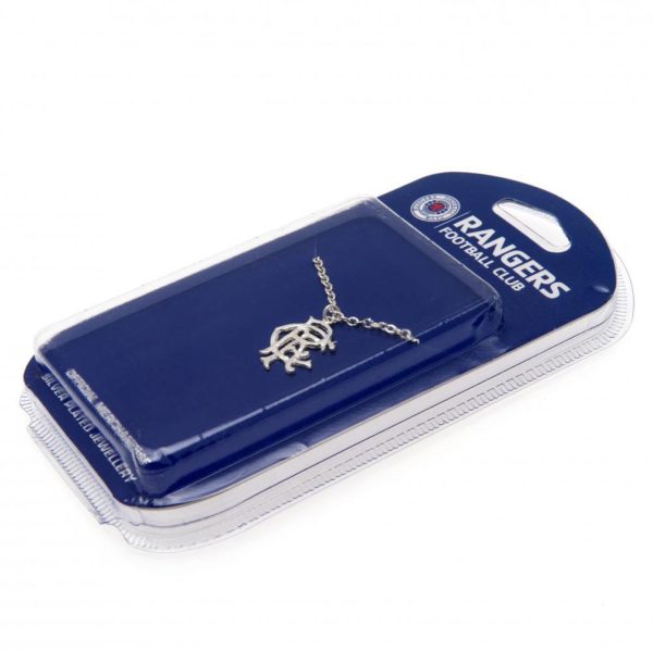 Rangers FC Silver Plated Pendant & Chain - Image 2
