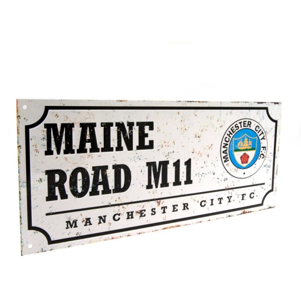 Manchester City FC Retro Street Sign - Image 2