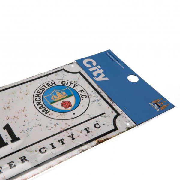 Manchester City FC Retro Street Sign - Image 3