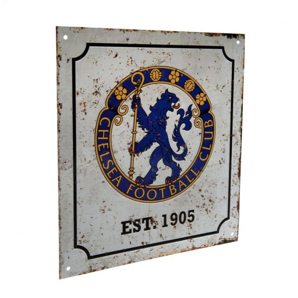 Chelsea FC Retro Logo Sign - Image 2