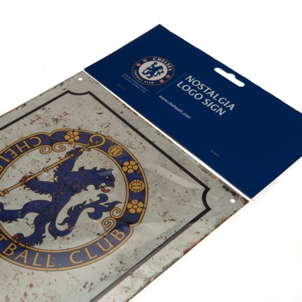 Chelsea FC Retro Logo Sign - Image 3