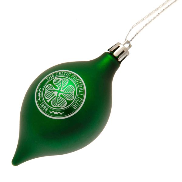 Celtic FC 3pk Vintage Baubles - Image 2