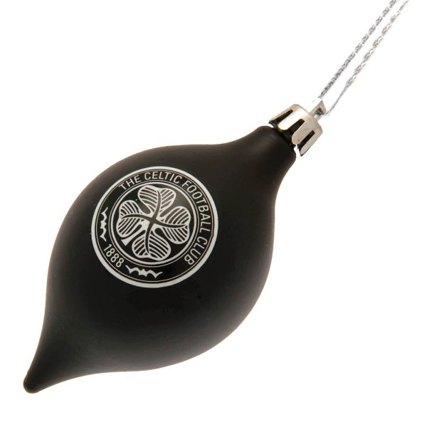 Celtic FC 3pk Vintage Baubles - Image 3