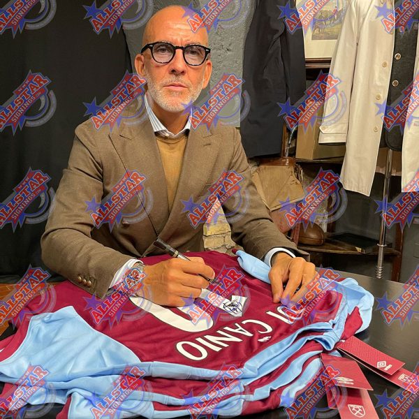West Ham United FC Di Canio Signed Shirt - Image 2