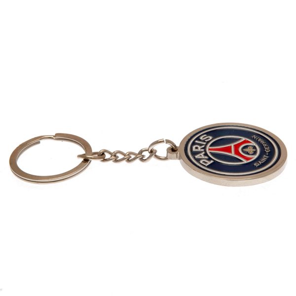 Paris Saint Germain FC Crest Keyring - Image 2