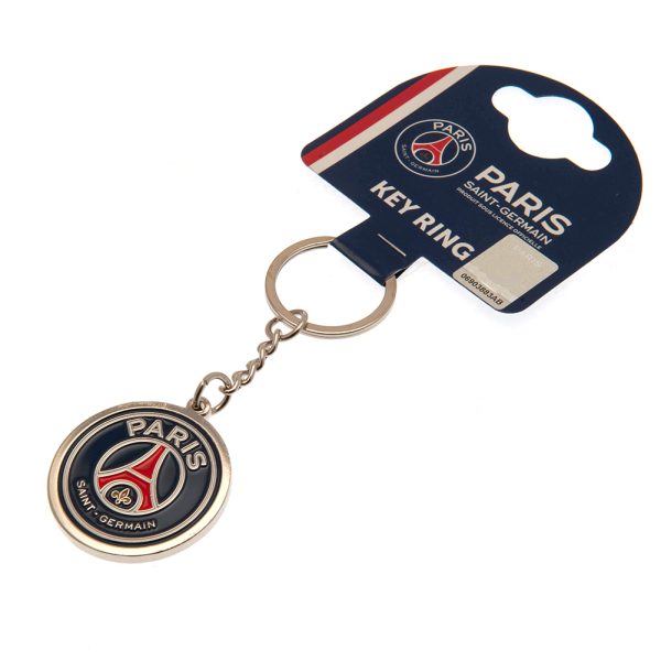 Paris Saint Germain FC Crest Keyring - Image 3