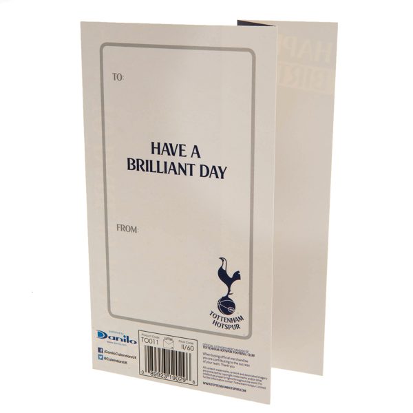 Tottenham Hotspur FC Spurs Birthday Card - Image 3