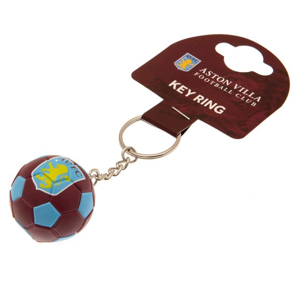 Aston Villa FC Football Keyring - Image 3