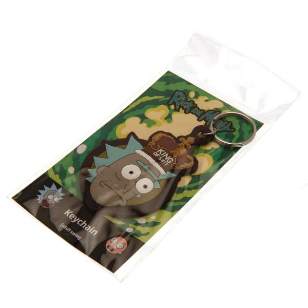Rick And Morty King Rick PVC Keyring - Image 3