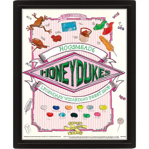 Harry Potter Honeydukes Framed 3D Picture - Image 2