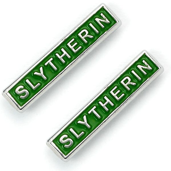 Harry Potter Silver Plated Earring Set Slytherin - Image 3