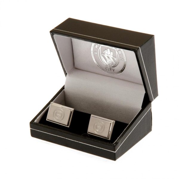 Manchester City FC Stainless Steel Cufflinks - Image 2