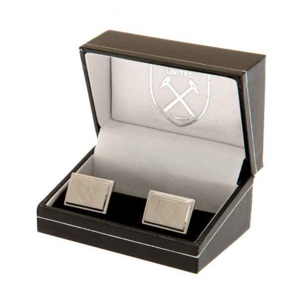 West Ham United FC Stainless Steel Cufflinks - Image 2