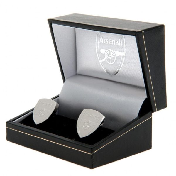 Arsenal FC Stainless Steel Formed Cufflinks - Image 2
