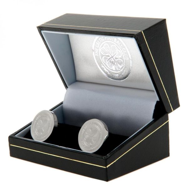 Celtic FC Stainless Steel Formed Cufflinks - Image 2
