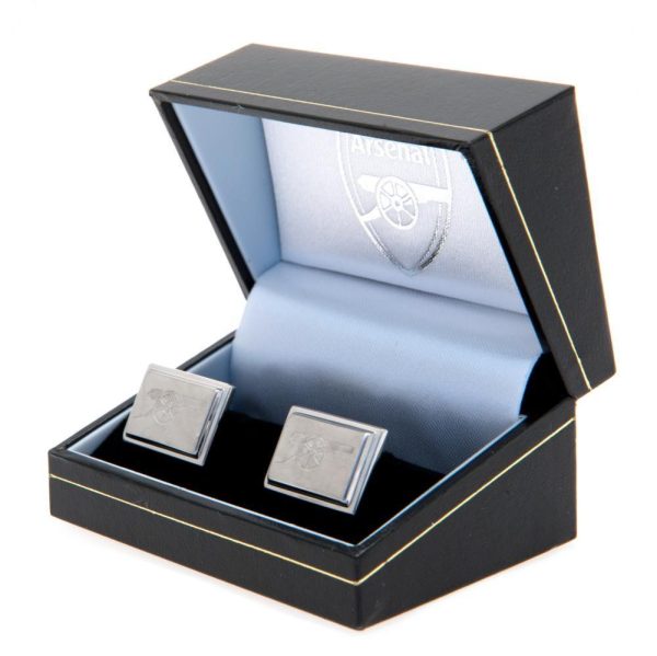 Arsenal FC Stainless Steel Cannon Cufflinks - Image 2