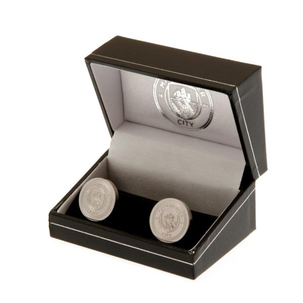 Manchester City FC Stainless Steel Formed Cufflinks - Image 2