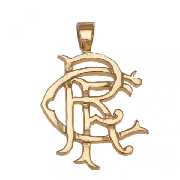 Rangers FC 9ct Gold Pendant Heavy Large - Image 2